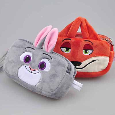 <b>朱迪兔狐尼克毛绒笔袋</b>