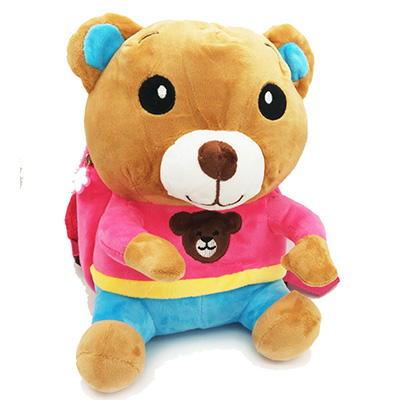 <b>毛绒熊背包</b>