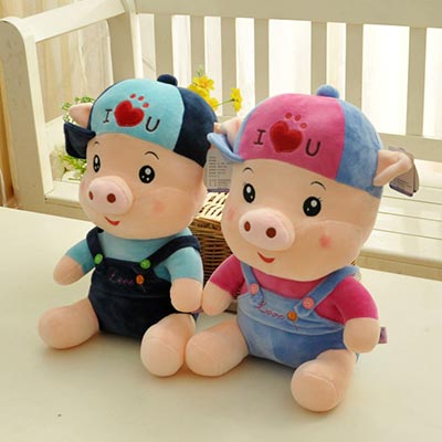 <b>麦兜猪公仔毛绒可刺绣</b>