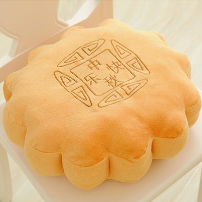 大月饼抱枕定制