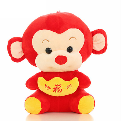 猴年玩偶定制印logo