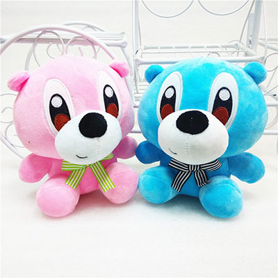 小狗熊毛绒赠品玩具定做