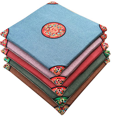 亚麻餐椅坐垫定制