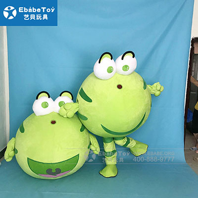<b>绿豆蛙人偶服定做</b>