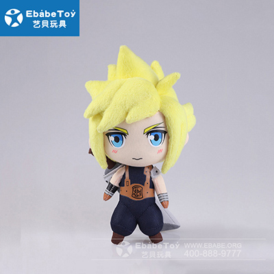 <b>最终幻想克劳德 毛绒迷你毛绒玩偶 生产定制</b>