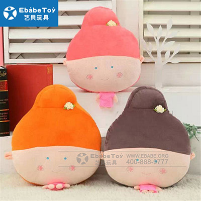 儿童毛绒玩具 布艺娃娃玩偶卡通人形公仔 定做