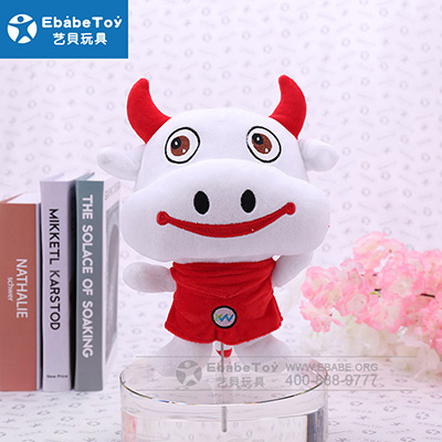 2020年3月 卡通牛毛绒吉祥物 定制