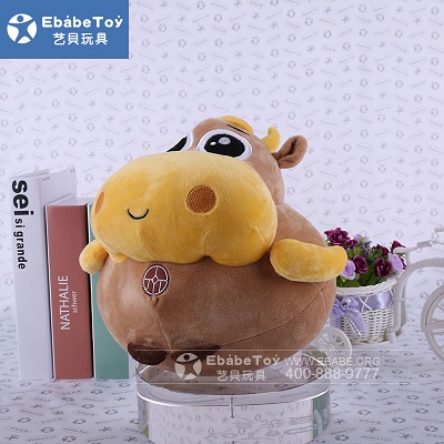 2020年5月 卡通牛公仔现货刺绣标定制