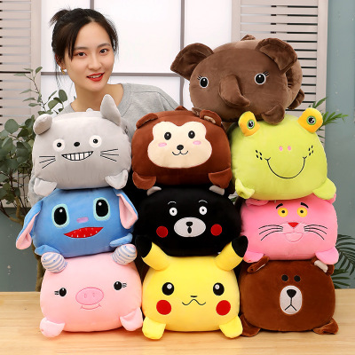 冬季卡通手暖毛绒玩具公仔暖手宝玩偶捂手抱枕礼品定制