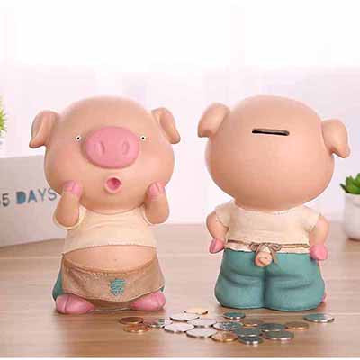 <b>可爱萌小猪仔大中小号卡通存钱罐定制</b>