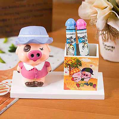 <b>创意卡通笔筒 宫崎骏龙猫公仔学习文具团体定制</b>