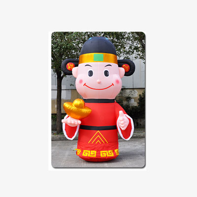 <b>送财童子财神爷充气立偶</b>