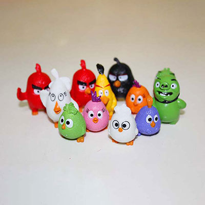 愤怒的小鸟塑胶公仔定制