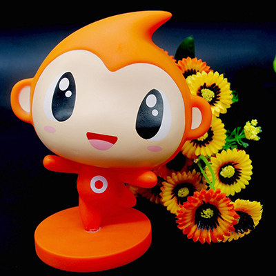 <b>搪胶公仔吉祥物生肖猴子</b>