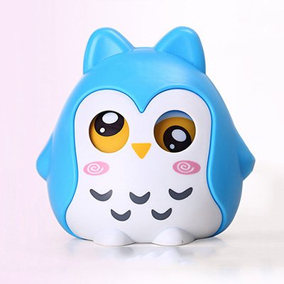 <b>猫头鹰存钱罐塑料储蓄罐</b>