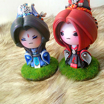 <b>金光布袋戏神蛊温皇软陶团子</b>