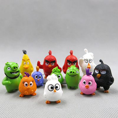 <b>可爱Q版愤怒的小鸟塑料PVC公仔</b>
