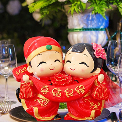 <b>情侣娃娃新婚房婚庆摆件</b>