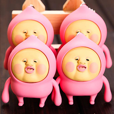 <b>丑比头硅胶挂件</b>