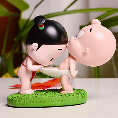 小破孩树脂公仔