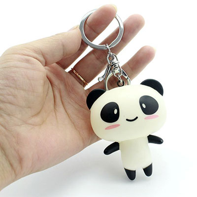 <b>熊猫立体搪胶背包挂饰订制</b>