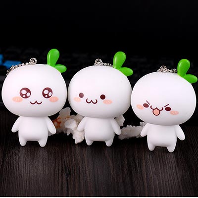 创意草团子钥匙扣定做