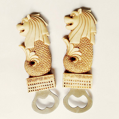 树脂狮子鱼开瓶器定做