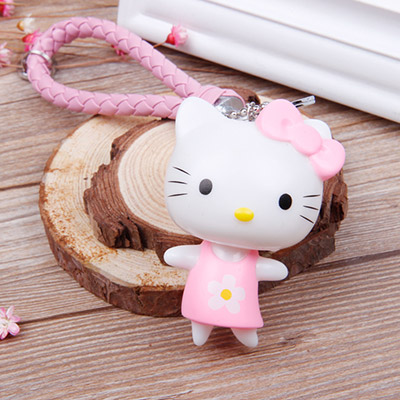 扣粉色Hello Kitty挂饰定制