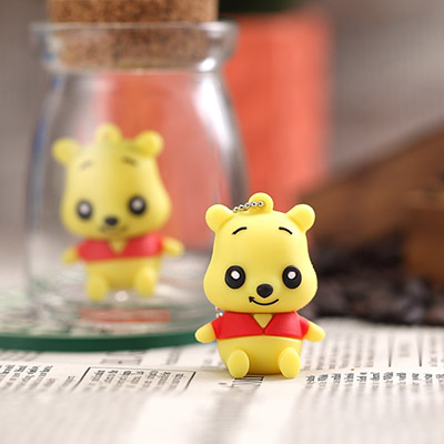 维尼小熊卡通u盘定做