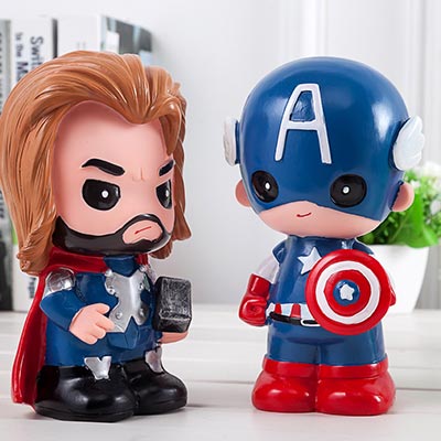 定做漫威卡通存钱罐