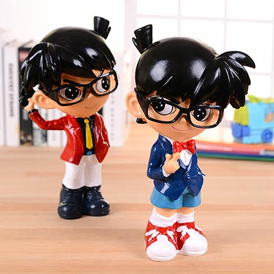 拿枪柯南存钱罐厂家定做