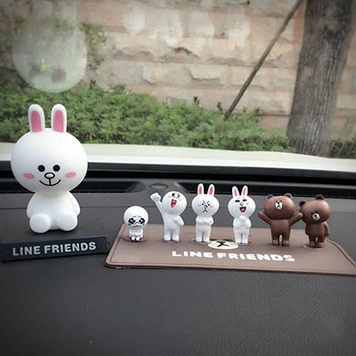 布朗熊汽车摆件定做