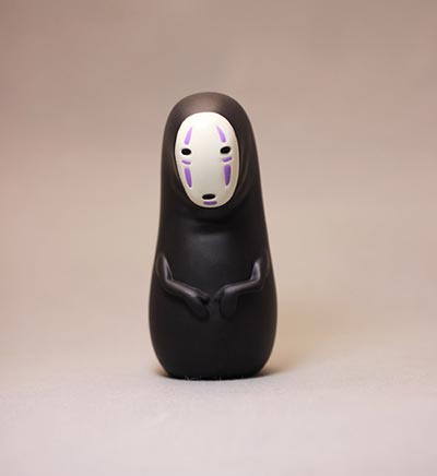 无脸男 搪胶公仔定制