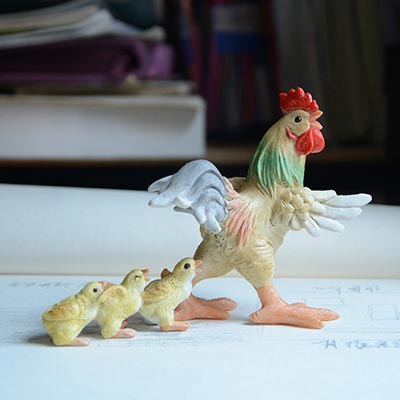 鸡年生肖树脂公仔订制
