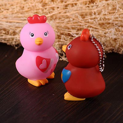 生肖鸡公仔钥匙圈定制