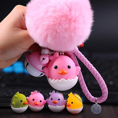 小鸡钥匙扣订做