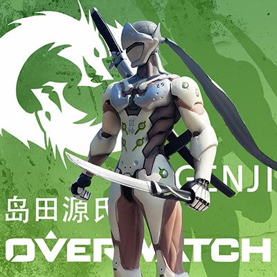 岛田源氏游戏模型定做