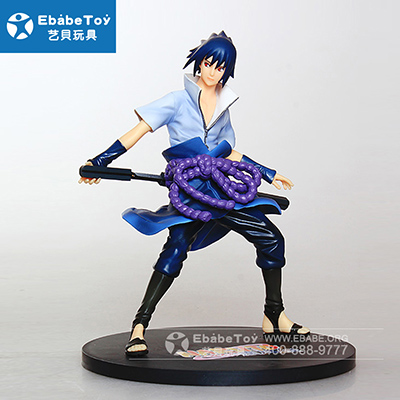 塑胶玩具 火影忍者佐助手办 定制