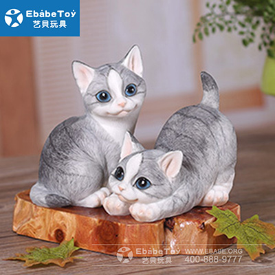 树脂摆件 可爱猫咪家庭摆件 定制