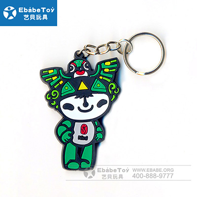 卡通钥匙扣 卡通可爱软胶钥匙扣卡通吉祥物 定做