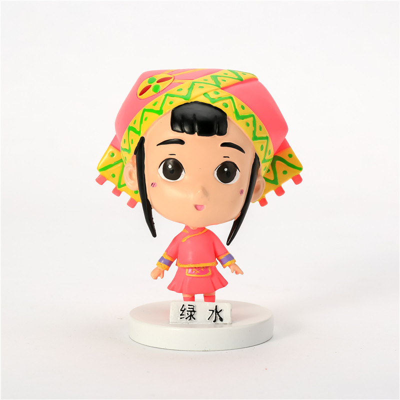 2020年12月 绿水青山少数民族树脂摆件定制