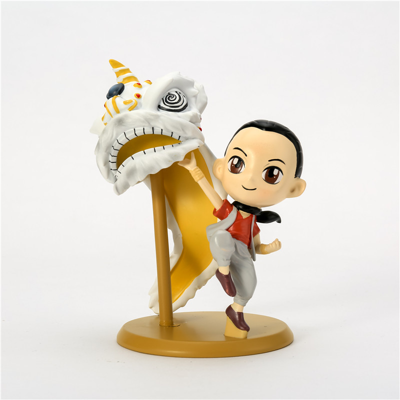 2020年12月 醒狮大型民族舞剧树脂公仔定制