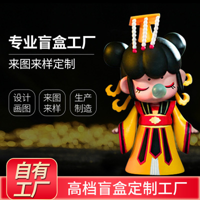 定制盲盒公仔明星手办 公司周边树脂摆件 PVC钥匙扣动漫潮玩Q版人物